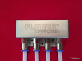 4 port breather manifold housing branded flatout offroad