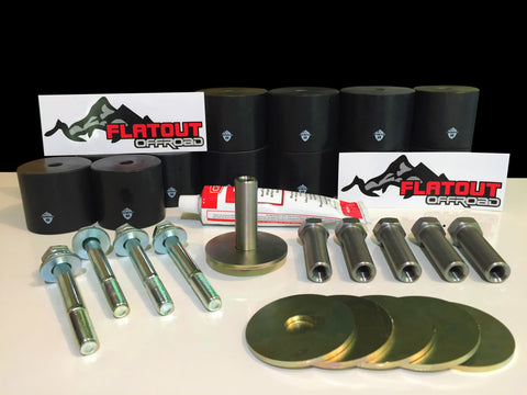 body lift kit for Suzuki Samurai or SJ413 made by flatout offroad