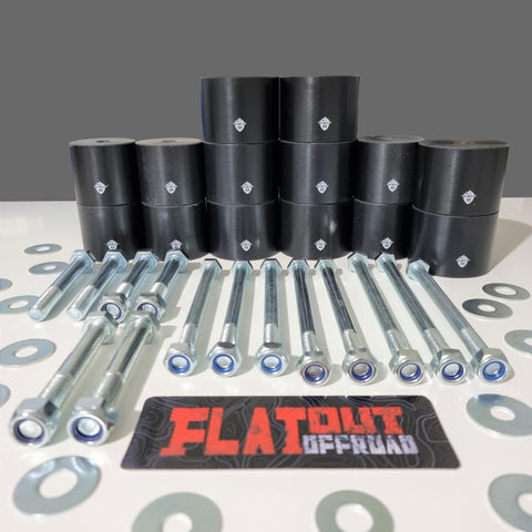 toyota hilux body lift kit double cab single cab extra cab 1inch 2 inch liftkits