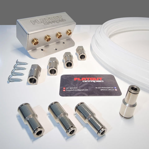 land rover defender diff breather kit 2 and 4 port options to suit 4wd vehicles