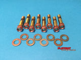 Exhaust manifold stud set Suits Toyota L series engines - 2L, 3L and 5L