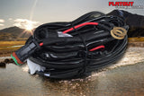 led light bar or spotlight plug and play wiring loom 12v single plug complete loom