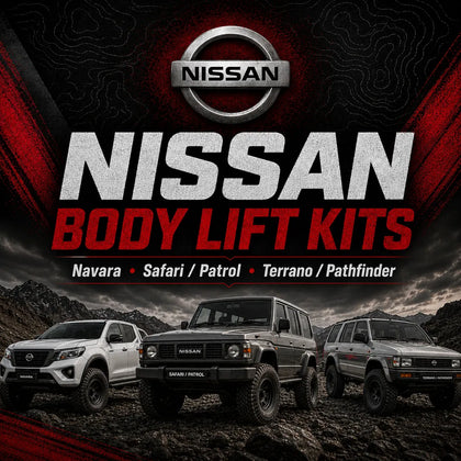 Nissan body lift kits for Navara, Safari Patrol, Terrano and Pathfinder 4WDs