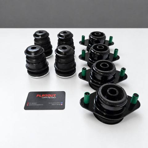Nissan D40 Navara and Frontier full rubber body mount bushing kit