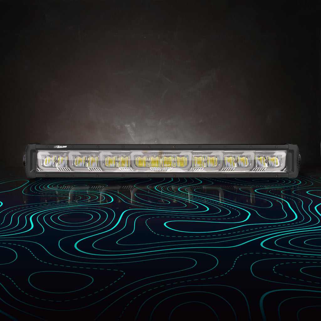22 Inch LED light bar single row | DRL | Flatout Offroad NZ