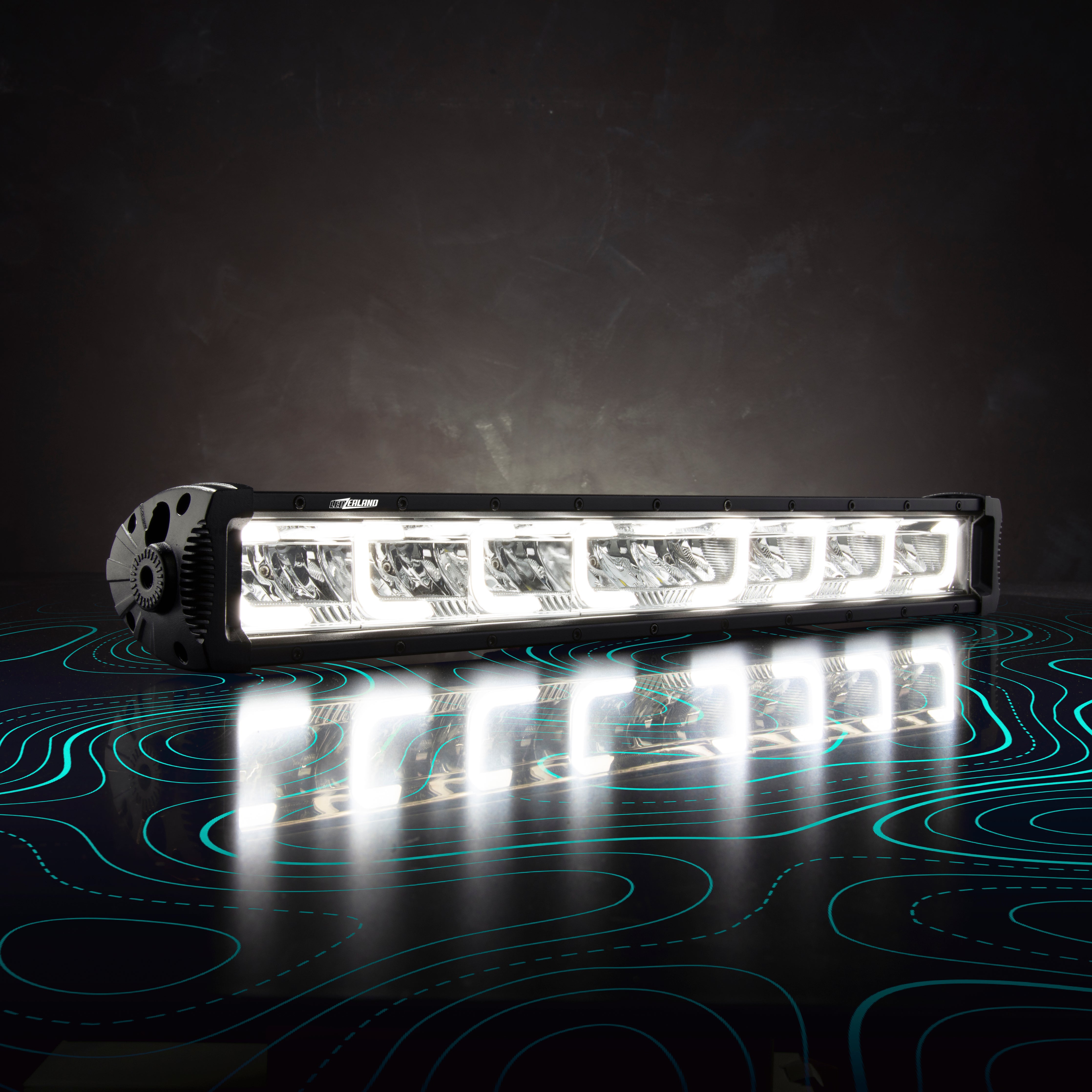 42 Inch LED light bar single row DRL Flatout Offroad NZ