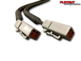 dtp deutsch connector 1 to 2 splitter cable for plag and play wiring loom