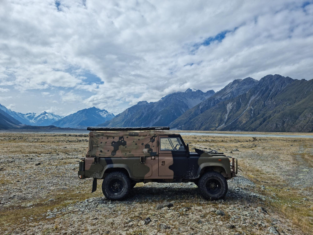 Land Rover Perentie Shark Fin Snorkel Kit raised air intake