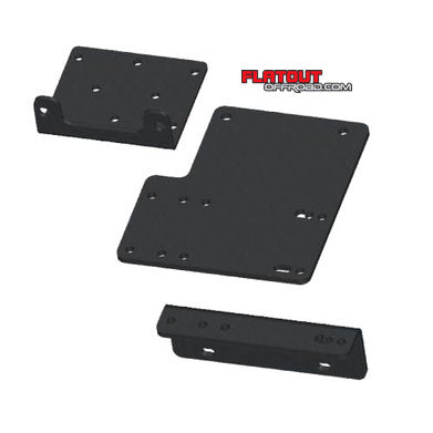 Winch mounting plate to suit Kawasaki:  - 2009 to 2013 Kawasaki 4000/4010 Mule  - 2014 to 2020 Kawasaki 4000/4010 Mule / Trans  - 2014 Kawasaki 4010 Mule Diesel 